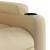 Fotoliu rabatabil electric, crem, material textil GartenMobel Dekor