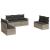 Set canapele de grădină cu perne, 7piese gri deschis poliratan GartenMobel Dekor