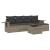 Set canapele de grădină cu perne, 6 piese gri deschis poliratan GartenMobel Dekor