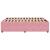 Cadru de pat, roz, 160x200 cm, catifea GartenMobel Dekor