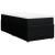 Pat box spring cu saltea, negru, 90x190 cm, textil GartenMobel Dekor