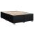 Pat box spring cu saltea, negru, 140x190 cm, textil GartenMobel Dekor