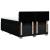 Pat box spring cu saltea, negru, 140x190 cm, textil GartenMobel Dekor