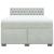 Pat box spring cu saltea, gri deschis, 140x200 cm, catifea GartenMobel Dekor