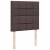 Pat box spring cu saltea, maro închis, 90x190 cm, textil GartenMobel Dekor