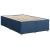 Pat box spring cu saltea, albastru, 120x200 cm, textil GartenMobel Dekor