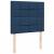 Pat box spring cu saltea, albastru, 120x200 cm, textil GartenMobel Dekor