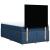 Pat box spring cu saltea, albastru, 120x200 cm, textil GartenMobel Dekor