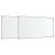 Panou antistropi bucătărie 2 buc. transparent 80x40 cm sticlă GartenMobel Dekor
