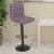 Scaun de bar, gri taupe, material textil GartenMobel Dekor