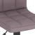 Scaun de bar, gri taupe, material textil GartenMobel Dekor
