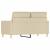Canapea cu 2 locuri, crem, 120 cm, material textil GartenMobel Dekor