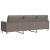 Canapea cu 3 locuri, taupe, 210 cm, material textil GartenMobel Dekor
