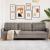 Canapea cu 3 locuri, taupe, 210 cm, material textil GartenMobel Dekor
