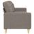 Canapea cu 3 locuri, taupe, 210 cm, material textil GartenMobel Dekor