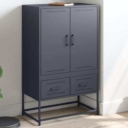 Dulap înalt, antracit, 68x39x111,5 cm, oțel laminat la rece GartenMobel Dekor