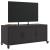 Dulap TV, negru, 100,5x39x43,5 cm, oțel laminat la rece GartenMobel Dekor