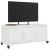 Dulap TV, alb, 100,5x39x43,5 cm, oțel laminat la rece GartenMobel Dekor