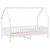 Cadru pat tip casă pentru copii alb 80x200 cm lemn masiv de pin GartenMobel Dekor