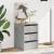 Dulap colț cu sertare gri beton 40x41x58 cm lemn prelucrat GartenMobel Dekor