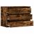 Dulap colț cu sertare stejar fumuriu 80x41x58 cm lemn prelucrat GartenMobel Dekor