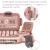Casa de marcat de jucarie, scanner produse, microfon, cos produse, bani, 24 accesorii, efecte muzicale, 25x16x15 cm MultiMark GlobalProd
