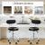 Scaun ergonomic fara manere, inaltime reglabila, baza cromata, polipropilena, set 2 bucati MultiMark GlobalProd