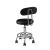 Scaun ergonomic fara manere, inaltime reglabila, baza cromata, polipropilena, set 2 bucati MultiMark GlobalProd