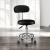 Scaun ergonomic fara manere, inaltime reglabila, baza cromata, polipropilena, set 2 bucati MultiMark GlobalProd