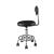 Scaun ergonomic fara manere, inaltime reglabila, baza cromata, polipropilena, set 2 bucati MultiMark GlobalProd