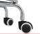 Scaun ergonomic fara manere, inaltime reglabila, baza cromata, polipropilena, set 2 bucati MultiMark GlobalProd