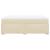 Pat box spring cu saltea, crem, 160x200 cm, material textil GartenMobel Dekor