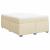 Pat box spring cu saltea, crem, 160x200 cm, material textil GartenMobel Dekor