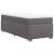 Pat box spring cu saltea, gri, 80x200 cm, piele ecologică GartenMobel Dekor