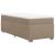 Pat box spring cu saltea, cappuccino, 80x200 cm piele ecologică GartenMobel Dekor