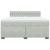 Pat box spring cu saltea, gri deschis, 180x200 cm, catifea GartenMobel Dekor