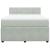Pat box spring cu saltea, gri deschis, 160x200 cm, catifea GartenMobel Dekor