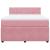 Pat box spring cu saltea, roz, 160x200 cm, catifea GartenMobel Dekor