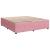 Pat box spring cu saltea, roz, 200x200 cm, catifea GartenMobel Dekor