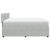 Pat box spring cu saltea, gri deschis, 200x200 cm, catifea GartenMobel Dekor