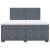 Pat box spring cu saltea, gri închis, 180x200 cm, catifea GartenMobel Dekor