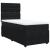 Pat box spring cu saltea, negru, 90x190 cm, catifea GartenMobel Dekor