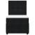 Pat box spring cu saltea, negru, 100x200 cm, catifea GartenMobel Dekor