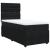Pat box spring cu saltea, negru, 100x200 cm, catifea GartenMobel Dekor