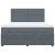 Pat box spring cu saltea, gri închis, 180x200 cm, catifea GartenMobel Dekor