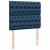 Pat box spring cu saltea, albastru, 120x200 cm, textil GartenMobel Dekor