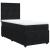 Pat box spring cu saltea, negru, 90x190 cm, catifea GartenMobel Dekor