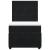 Pat box spring cu saltea, negru, 100x200 cm, catifea GartenMobel Dekor