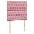 Pat box spring cu saltea, roz, 100x200 cm, catifea GartenMobel Dekor