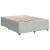 Pat box spring cu saltea, gri deschis, 160x200 cm, catifea GartenMobel Dekor